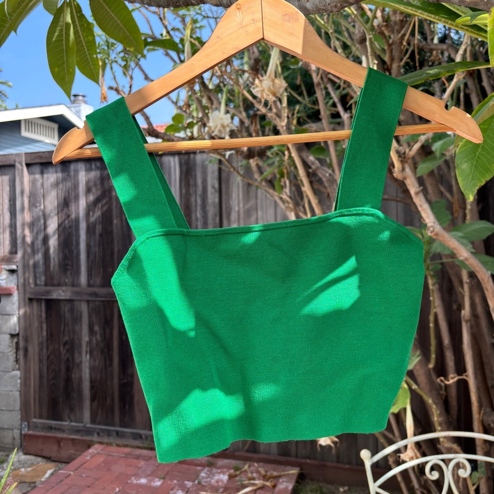 NEW Maje Green Crop top